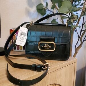 Coach Morgan Crocodile Crossbody
